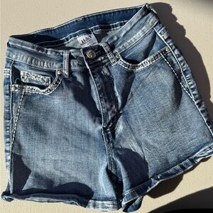 Light Blue Denim Shorts